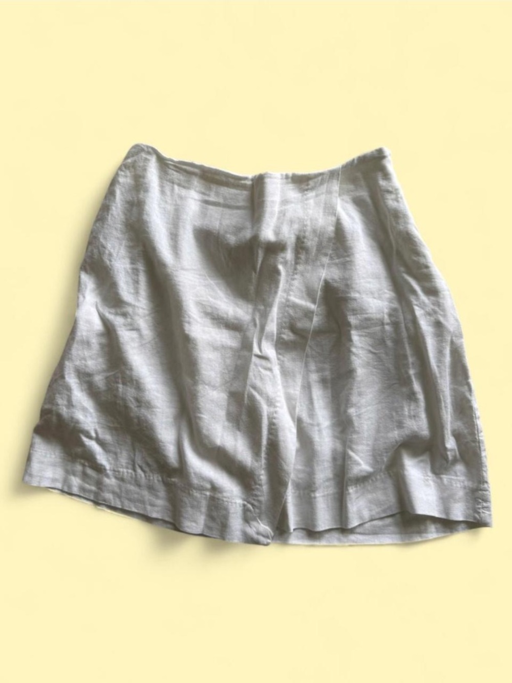 White Linen Skort